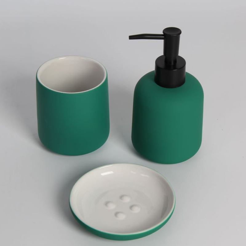 Simple Modern Environmentally Friendly Hotel Ceramic Bathroom Sets