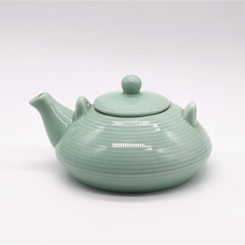 Environmentally Friendly/Healthy Home And Office Simple Nordic Style Handmade Ceramic Teapot