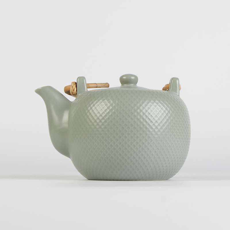 Environmentally Friendly/Healthy Home And Office Simple Nordic Style Handmade Ceramic Teapot